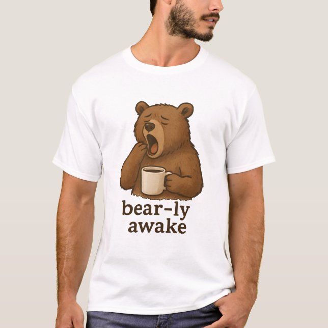 Camiseta Despierto de oso (Anverso)
