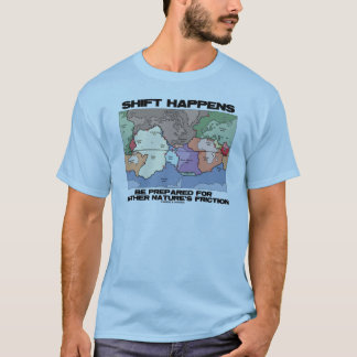 Camiseta Desplace sucede se prepare para la madre