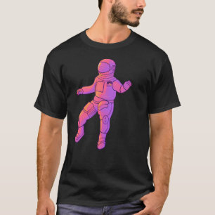 Camiseta Desplazamiento- Astronauta Viendo El Sol En El Esp