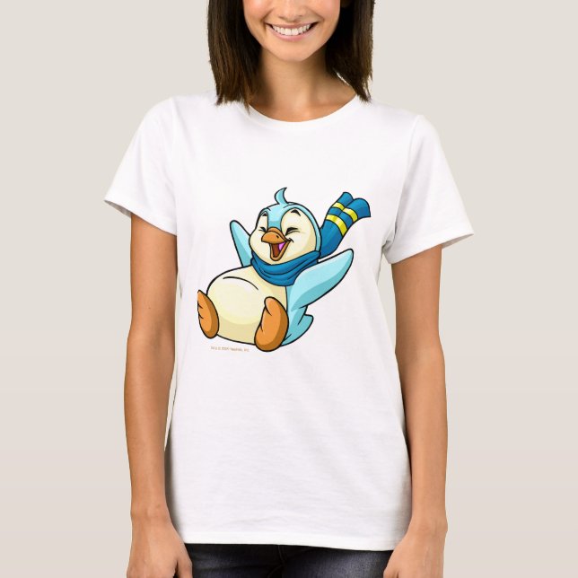 Camiseta Desplazamiento de Bruce azul (Anverso)