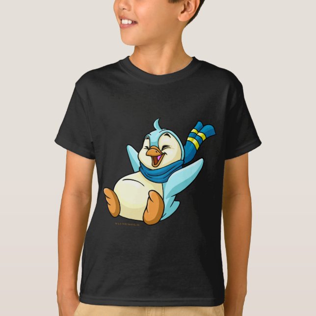 Camiseta Desplazamiento de Bruce azul (Anverso)