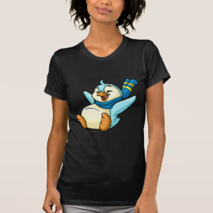 Camiseta Desplazamiento de Bruce azul
