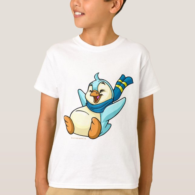 Camiseta Desplazamiento de Bruce azul (Anverso)