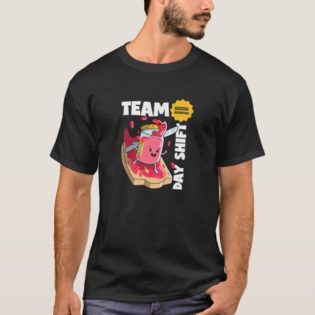 Camiseta Desplazamiento de día de equipo (Anverso)