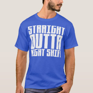 Camiseta Desplazamiento directo fuera de la noche