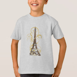 Camiseta Desplazamientos y Torre Eiffel