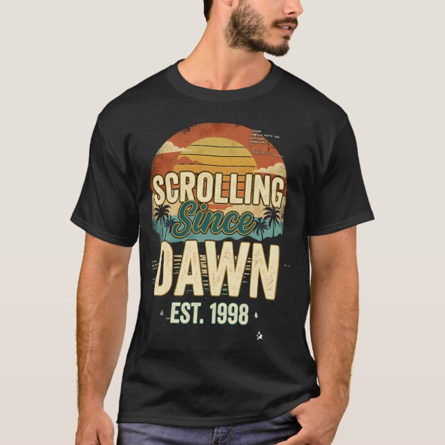 Camiseta Desplazándose Desde el Amanecer (Anverso)