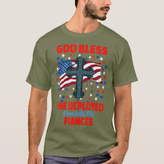 Camiseta Desplegado Fianza Bandera Estadounidense Apoyo Cri