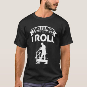 Camiseta Despliegue de sitios de construcción de la industr