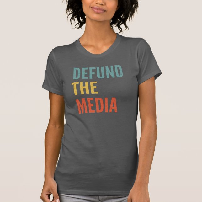 Camiseta Despliegue del estilo de época retro de medios (Anverso)