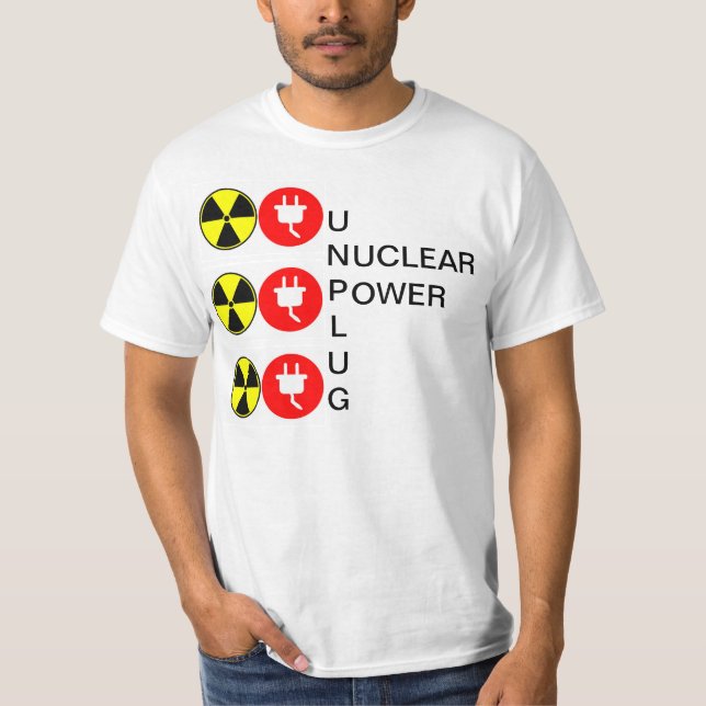 CAMISETA DESPLUG NUCLEAR POWER (Anverso)