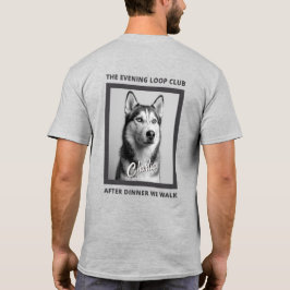 Camiseta Después de cenar caminamos Amante de los perros Fo