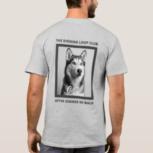 Camiseta Después de cenar caminamos Amante de los perros Fo