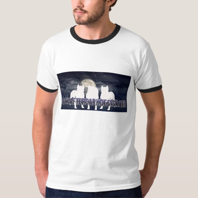 Camiseta Después de diseño oscuro (Anverso)