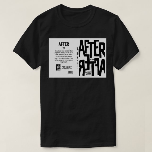 Camiseta Después de Hardin Scott Hardcover Journal (Diseño del anverso)