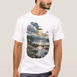 Camiseta Después de la Lluvia Naturaleza Moderna