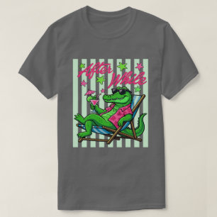 Camiseta Después de un rato vibraciones frescas caimán