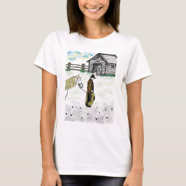 Camiseta Después de una equitación