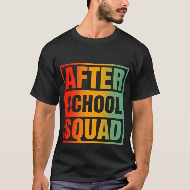 Camiseta Después del Escuadrón Escolar (Anverso)