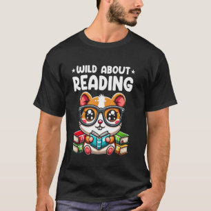 Camiseta Desquiciado por leer libro sobre cerdo guineano