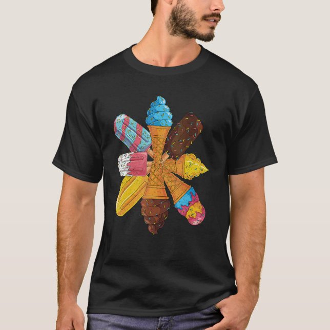 Camiseta Dessere Sweet Foodie Ice Crema Verano Alimentos Ic (Anverso)