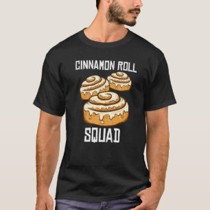 Camiseta Destacado de Cinnamon ROll Squad para Hornear Roll