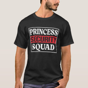 Camiseta Destacamento de Seguridad de Princesa Cumpleaños D