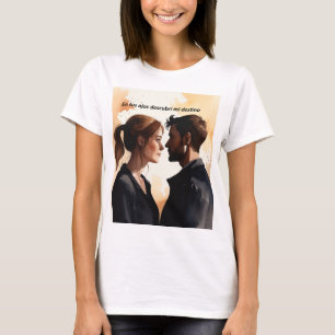 Camiseta Destellos de Miradas: Ilustración en Acuarela que 