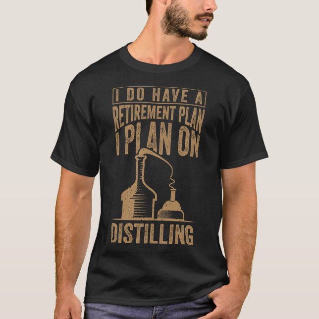 Camiseta Destilador de alcoholímetro de Whiskey Drinker (Anverso)