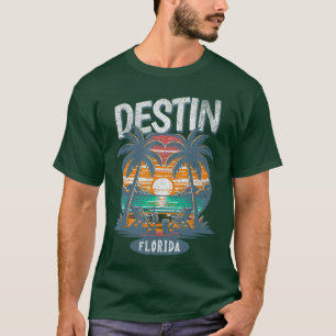 Camiseta Destin Beach Florida Vintage Spring Break Vacation