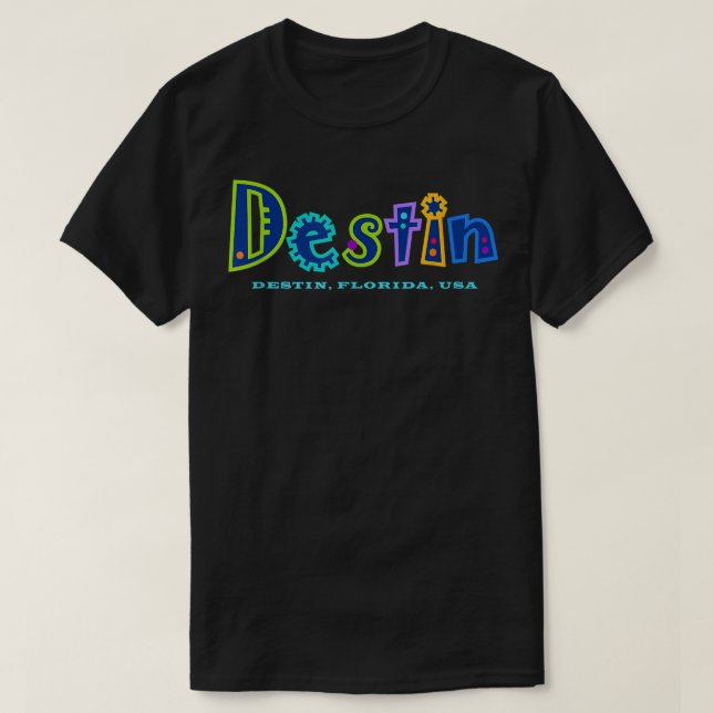 Camiseta Destin Florida (Diseño del anverso)