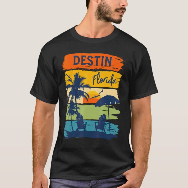 Camiseta Destin Florida 2022 Vacation Couples Family Group (Anverso)