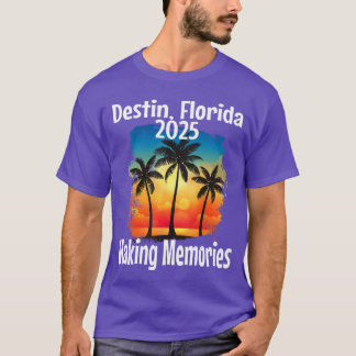 Camiseta Destin Florida 2025 Haciendo Recuerdos Vacaciones