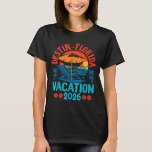 Camiseta Destin Florida 2026 Vacaciones Familiares Playa Ve