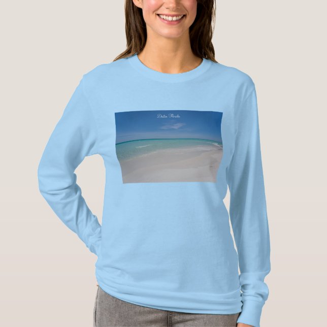 Camiseta Destin Florida Beach Long Sleeve T-shirt (Anverso)