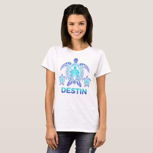 Camiseta Destin Florida FL Ocean Blue Sea Turvenirs Souveni
