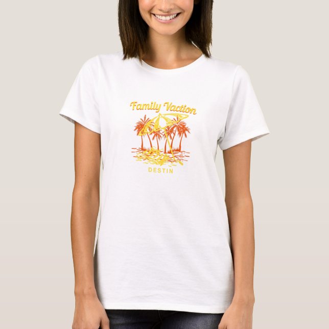 Camiseta Destin Keepsake Florida Remembranc (Anverso)