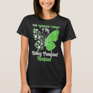 Camiseta Destinatario de riñón Mariposa Trasplante de riñón