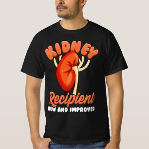 Camiseta Destinatario de riñones nuevos y mejores recuerdos