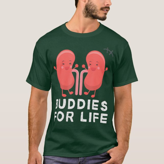 Camiseta Destinatario Del Trasplante De Riñón Y Donante De  (Anverso)
