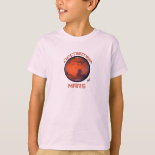 Camiseta "Destination Mars Long Sleeve T-Shirt For Kids