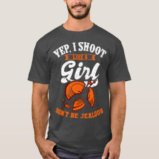 Camiseta Destino De Arcilla Disparando Si Disparo Como Un C