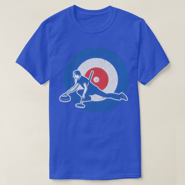 Camiseta Destino de curvatura retro (Diseño del anverso)