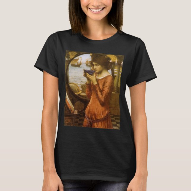 Camiseta Destino de John William Waterhouse (Anverso)