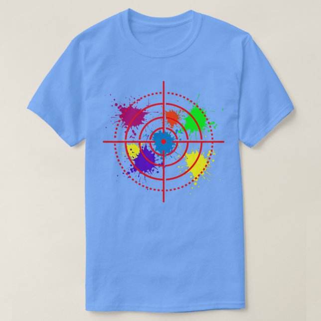 Camiseta Destino de la pintura Disparo del jugador de pintu (Diseño del anverso)