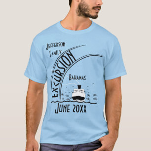 Camiseta Destino de la travesía de la reunión de familia