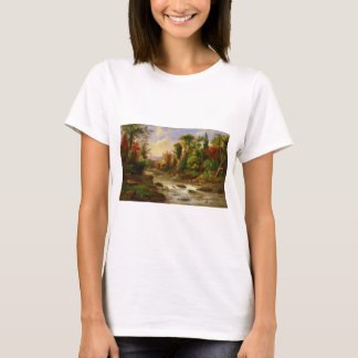 Camiseta Destino de Roberto Duncanson del río del bosque de
