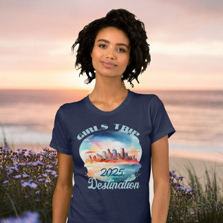 Camiseta Destino de viaje de Chicas en la playa de Año
