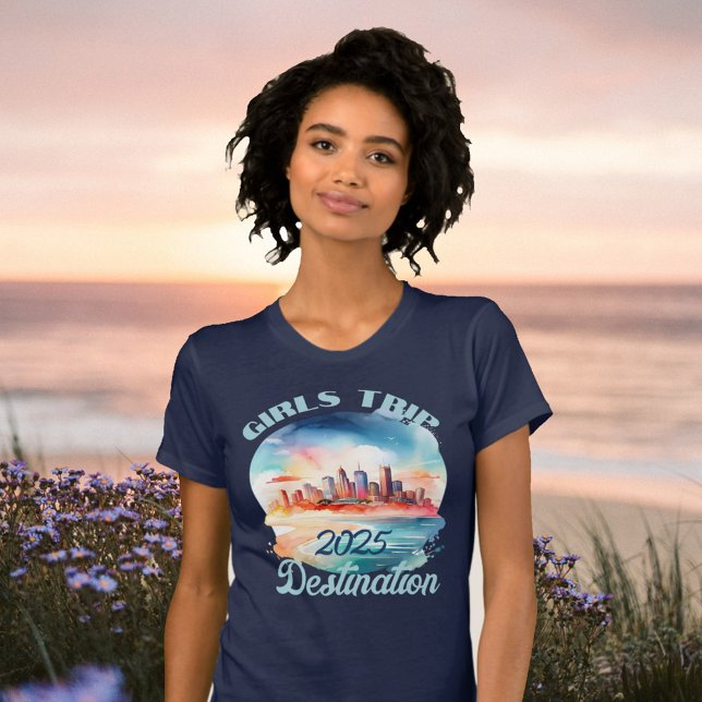 Camiseta Destino de viaje de Chicas en la playa de Año (Subido por el creador)