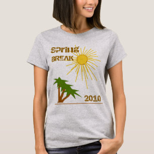 Camiseta Destino del sol y los palmeras de primavera